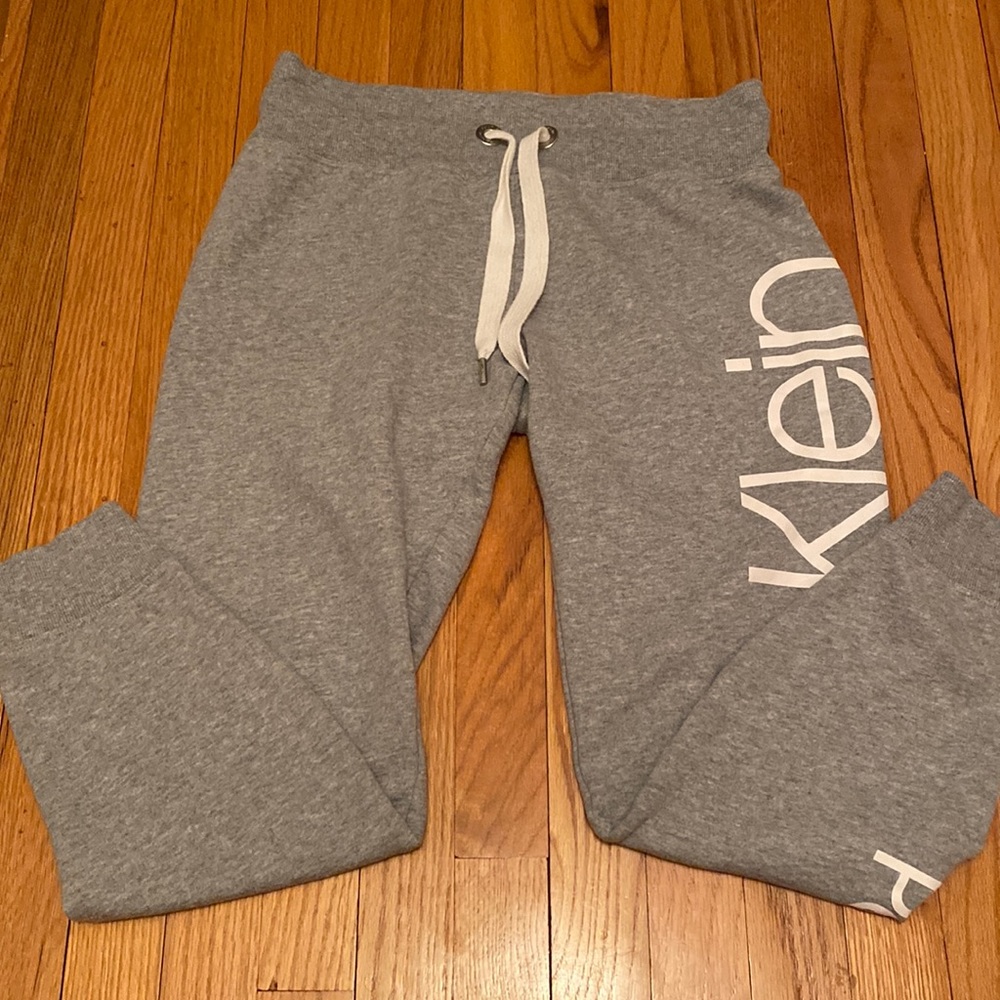 Grey Calvin Klein grey sweatpants